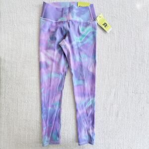 NWT All in Motion Purple Tie Dye Athletic Leggings Girl's 8